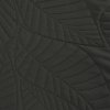 Tmavě šedý přehoz na postel se vzorem LEAVES (Dimenzije 170 x 210 cm)