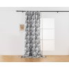 Designový závěs FLOCUS 140x270 cm, vzorovaný (Za obesiti Trak za nabiranje)