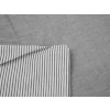 Pohodlné povlečení MODERNA bílo-šedé proužky bavlněné