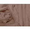 Pohodlné Jersey prostěradlo EXCLUSIVE světle hnědé 200 x 220 cm
