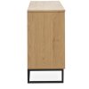 Skandinávská komoda ARTOS s dostatkem úložného prostoru, dekor dub sonoma.