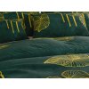 Povlečení VENECIA zelené – mikroplyš s přírodním motivem