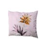 Pohodlný růžový polštář neprošitý LISTY 70x90 cm s elegantním vzorem