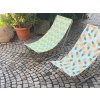 Komplet 2 zložljivih plažnih ležalnikov SAND LEMON