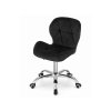 80717 7 set do pracovny zarimo stul 80x40 cm cerny kreslo avola velvet cerne