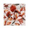 Designový přehoz AUTUMN LEAVES barevný s listovým vzorem
