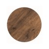 Jídelní stůl AMADEO kulatý 90 cm s ořechovou deskou