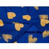80690 1 elegantni prehoz na postel golbino tmave modry s potiskem