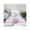 89394 1 bunny sweet bile povleceni do postylky s napisem sweet little
