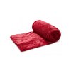 Červená mikroplyšová deka CALMI 150×200 cm – hřejivá a měkká
