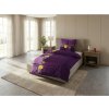 Fialové povlečení RENARA z bavlny pro pohodlný spánek