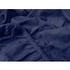 Kvalitní froté prostěradlo EXCLUSIVE námořnicky modré 90 × 200 cm – moderní vzhled