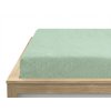 Světle mentolové froté prostěradlo EXCLUSIVE 90x200 cm – jemnost a styl