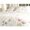 Romantické polybavlněné povlečení PETALUNE v krémovém tónu