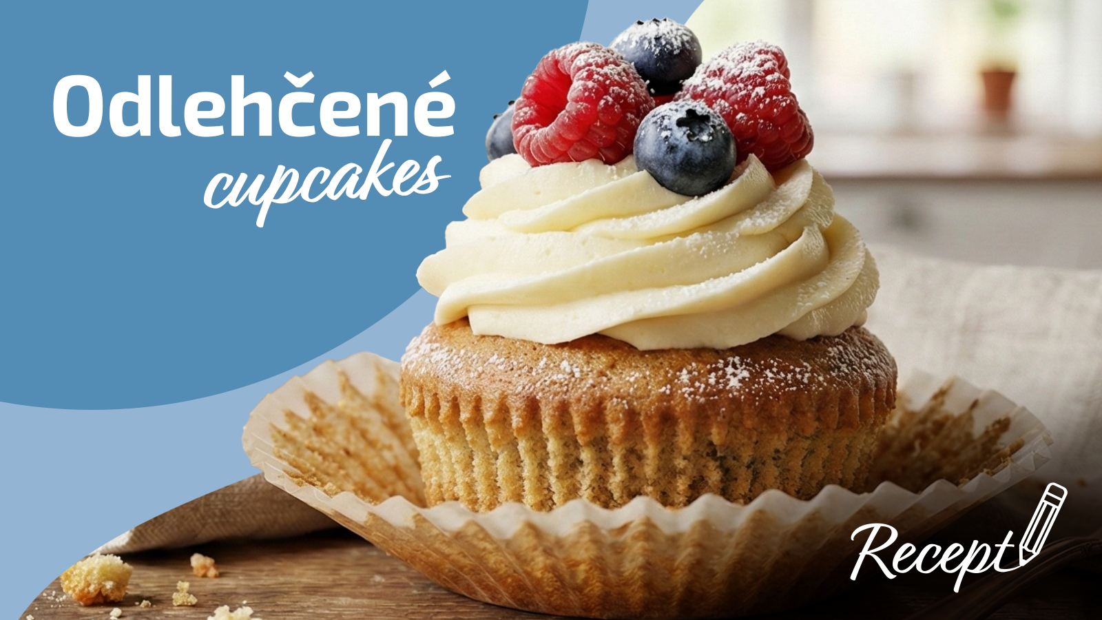 Dokonalé domácí cupcakes bez výčitek: Lehký mandlový korpus a svěží krém z mascarpone