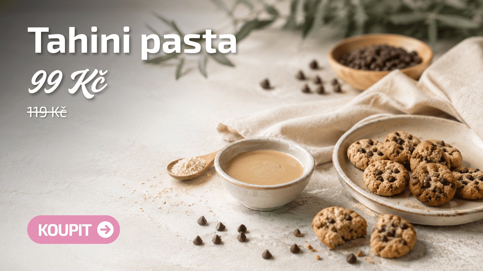 Akce tahini pasta
