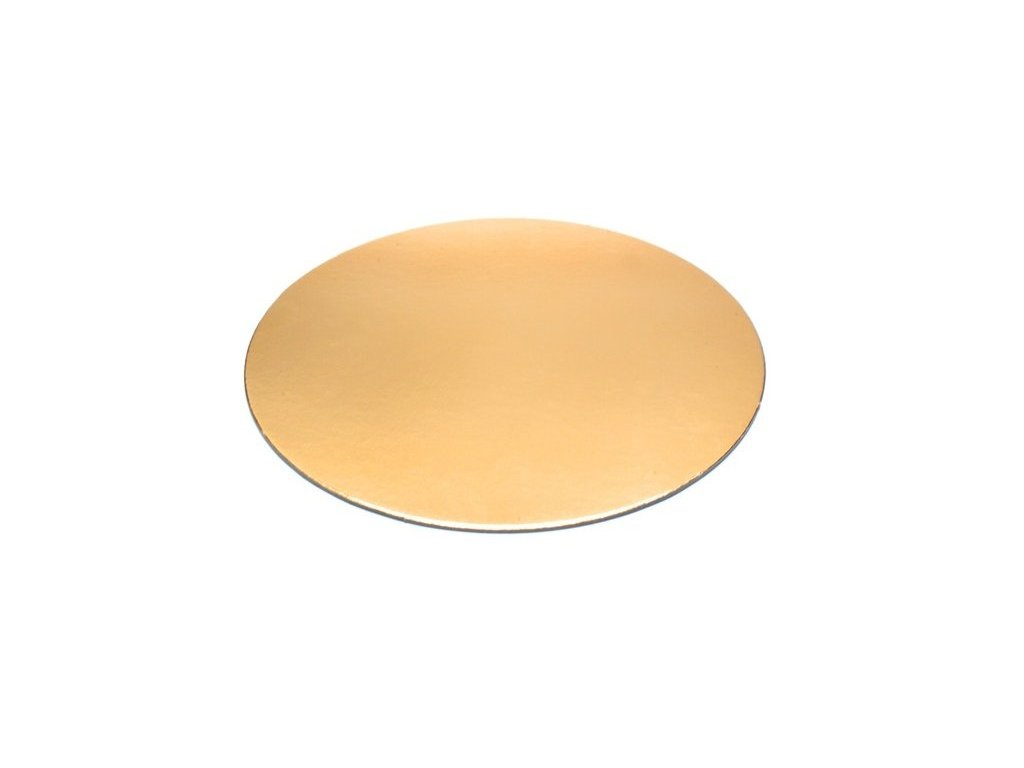Tenká zlatá podložka, 1mm, pr. 14cm, 100ks