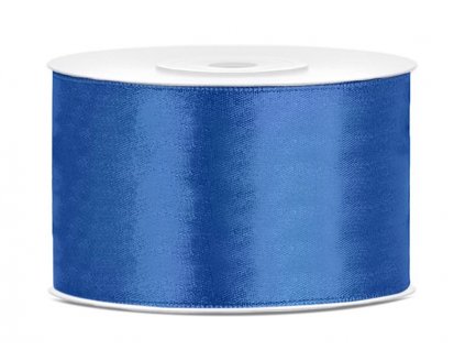 Saténová stuha 38mm/25m KRÁLOVSKÁ MODRÁ
