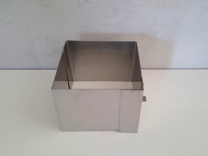 Pevná rozložitelná forma čtverec 15x15cm (výška 12cm)