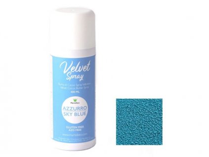 Sprej Velvet SKY BLUE Martellato, 400 ml