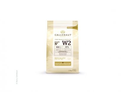 Bílá čokoláda 28%, Callebaut W2, 2,5kg