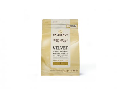 Bílá čokoláda 32%, Callebaut Velvet, 2,5kg