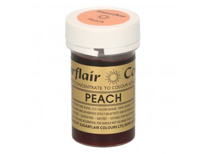 Gelová barva Sugarflair Spectral PEACH, 25g