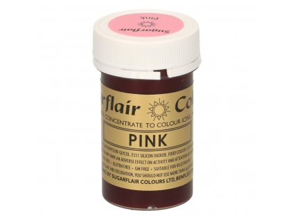 Gelová barva Sugarflair Spectral PINK, 25g