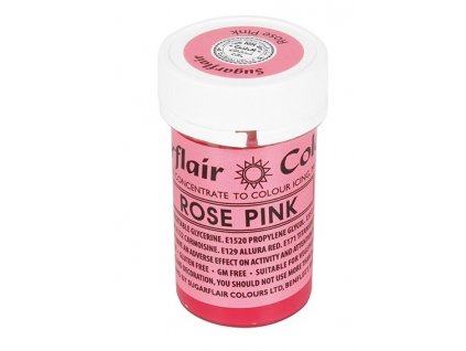 Gelová barva Sugarflair Spectral ROSE PINK , 25g