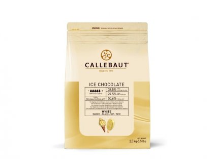 Bílá čokoláda k polévání ICE Chocolate Callebaut, 2,5kg