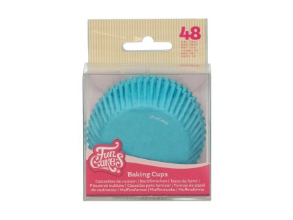 FUNCAKES2021 F84135 FUNCAKES BAKING CUPS TURQUOISE JPG