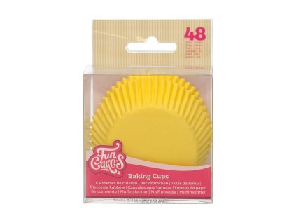 FUNCAKES2021 F84105 FUNCAKES BAKING CUPS YELLOW JPG 1