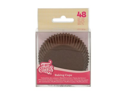 FUNCAKES2021 F84255 FUNCAKES BAKING CUPS BROWN JPG 1