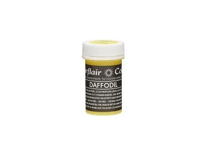 Gelová barva Sugarflair Pastel DAFFODIL, 25g