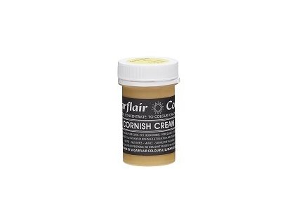 Gelová barva Sugarflair Pastel CORNISH CREAM, 25g