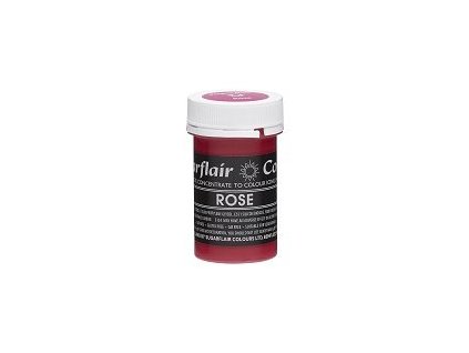 Gelová barva Sugarflair Pastel ROSE, 25g
