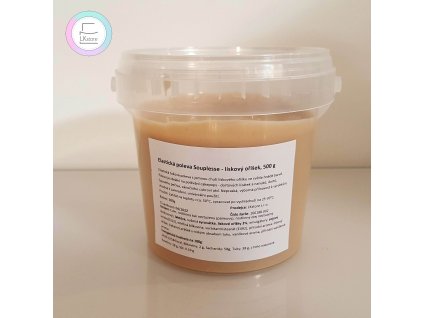 Elastická poleva Souplesse - lískový oříšek, 500g