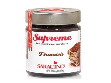 saracino natural highly concentrated food flavouring gel tiramisu 1kg and 200g