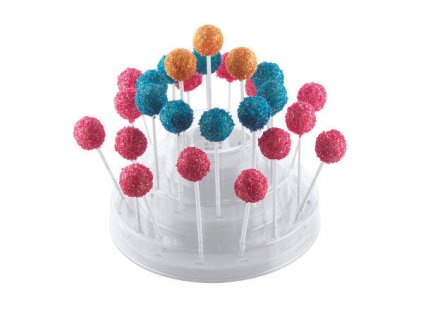 Stojánek na cakepops bílý, Silikomart