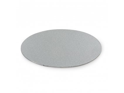 Pevná stříbrná podložka Decora, 3mm, pr. 25cm