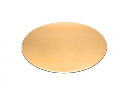 Tenká zlatá podložka, 1mm, pr. 14cm, 100ks