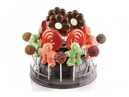 Stojánek na cakepops černý, Silikomart