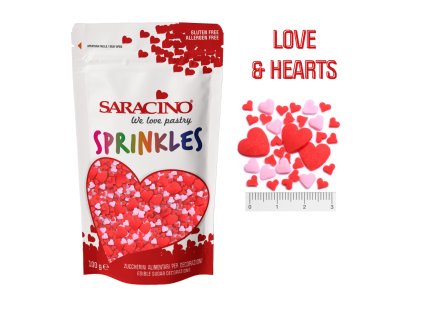 LOVE HEARTS SCRITTA