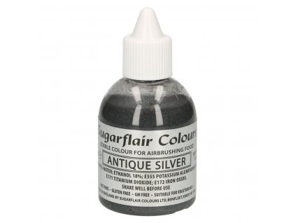 v512 sugarflair airbrush colouring antique silver