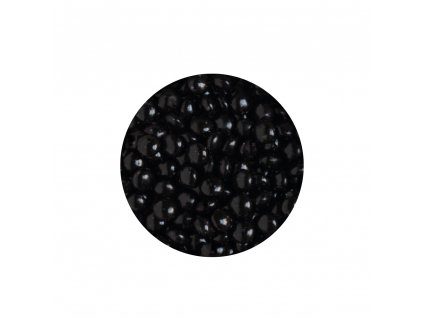 Cukrové zdobení Mini Lentilky černé, 100g