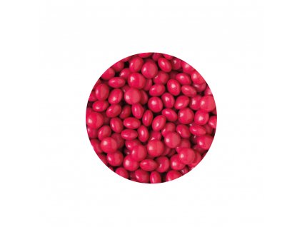 Cukrové zdobení Mini Lentilky červené, 100g