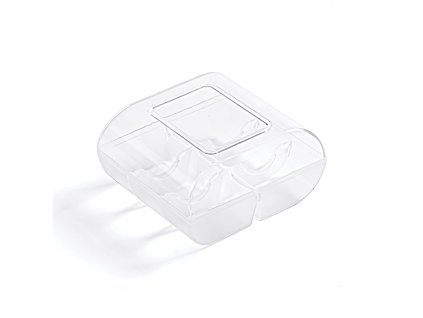 Plastový box na 6 makronek Transparent, 5ks, Silikomart