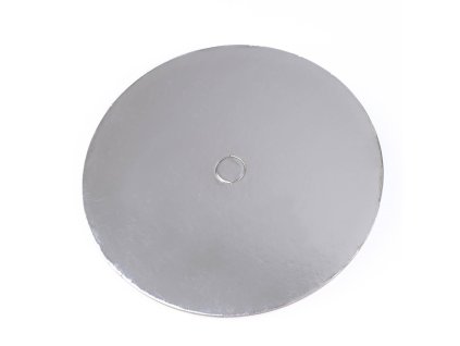 Loyal Elite CBPPKRS07 Loyal Cake Board Perforated Round Silver 18cm 1 jpg