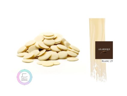 Bílá čokoláda Arabesque Blanc 29%, 500g