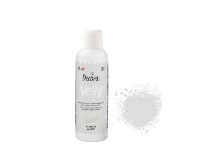 Sprej Velvet Decorvelly White - bílý Decora, 100ml